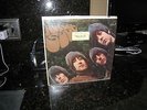 BEATLES RUBBER SOUL LP IN SHRINK WITH HEAR PAUL SING MICHELLE STICKER STEREO