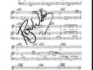 VERY RARE - PINK FLOYD - ROGER WATERS - ORIGINAL HAND SIGNED AUTOGRAPH