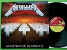 Metallica - Master Of Puppets LP UK 1st press Music For Nations 1986 Mint