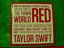 RARE Taylor Swift 'Red' '12 ACM Voter Request Dbl Red Vinyl Big Machine LP M-/M-