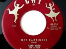 CAT 114 - Floyd Dixon - orig Blues 45 - Mint Minus - Hey Bartender