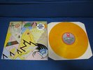 Damned Music for Pleasure UK Clear Yellow Vinyl LP in 80's Punk Captain Sensible