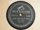WALTER DAVIS-Tears came rolling down/You make my world....-RCA VICTOR 20-5012