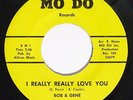 Rare Northern Soul 45 BOB & GENE I Really Really Love You on Mo Do M-