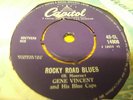 CL 14908  GENE VINCENT  ROCKY ROAD  BLUES /  YES I LOVE YOU BABY