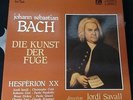 BACH ART OF FUGUE JORDI SAVALL - ED1 French ASTREE 2LP EX+