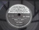 FATS DOMINO WHAT A PARTY ROCKIN' BICYCLE 1961 RARE INDAIN PRESSING 78 RPM RECORD