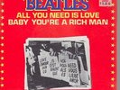 Beatles All You Need Is Love b/w Baby You're a Rich Man French 7” 45 PS OdeonEMI