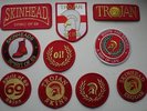 SKINHEAD SKA REGGAE PATCH - 10 PATCH SET - RED