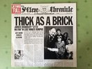 LP Jethro Tull - Thick As A Brick CHR 1003 England 1972 Zeitung