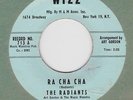 RARE WHITE GROUP THE RADIANTS – RA CHA CHA on WIZZ 713 hear