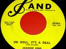 JOANNE KING Ok Doll ROCKABILLY 45 Jumpin R&B Jamboree Jiver Rock & Roll 7