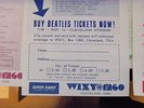 WIXY 1260 radio surveys BEATLES TICKET form & Revolver ad 1966 monkees Cleveland