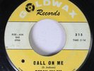 Hear Northern Soul 45 Percy Milem - Call On Me / Crying Baby Baby Baby On Goldw