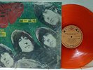 Rare Rock LP- The Beatles- Rubber Soul- Import- Orange Vinyl- First Record #1255
