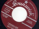 1973 REPRO Rockabilly Billy Harlan BRUNSWICK 55066 (( ? )) I wanna bop