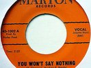TAMALA LEWIS - YOU WON'T SAY NOTHING - MARTON 2nd ISSUE EXC  £15
