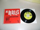 Beatles-  Why/Cry for A Shadow  Original  (1964)  MGM  (PS)  DJ Copy   Near Mint
