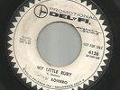 ROCKABILLY bw/ TEEN--CHAN ROMERO-- MY LITTLE RUBY --HEAR BOTH- 1959 DJ DEL-FI