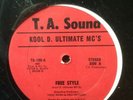 KOOL D. ULTIMATE MC’S 12” Free Style / Scratch SEALED OG Random Rap Electro NYC 