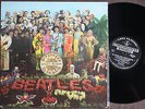BEATLES sgt. pepper's COMPLETE ORIGINAL 1967 OZ STEREO black/silver EX++ RARE