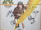autographe angus malcolm young phil rudd BON SCOTT ac dc LP high voltage signed