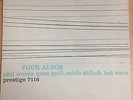 FOUR ALTOS phil woods, gene quill, sahib shihab, hal stein, PRESTIGE LP jazz