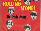 The Rolling Stones - Not Fade Away - dritte Auflage 09/64 - weinrotes logo 