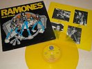 RAMONES RARE ORIG 1ST PRESS YELLOW VINYL LP PUNK SEX PISTOLS CLASH DAMNED CBGBS