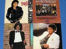 MICHAEL JACKSON -OFF THE WALL+ THRILLER+ BAD+ WE ARE THE WORLD---4 ALBUMS--NICE
