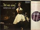 BRENDA LEE let me sing STA 8548 1W/1W stereo uk brunswick 1963 LP PS EX-/EX-