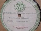 Test Pressing Constantin Silvestri Enesco Symphony n° 1 Side 1 & 2  LP 12’’.