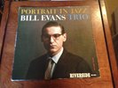 BILL EVANS Portrait in Jazz on Riverside Mono DG Jazz LP