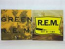 R.E.M. (REM) Green & Out of Time LP Vinyl Record Warner Records US Original Lot