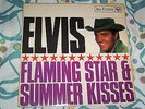 ELVIS PRESLEY LP FLAMING STAR & SUMMER KISSES UK LP RCA VICTOR RED SPOT
