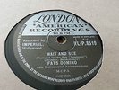 FATS DOMINO WAIT AND SEE & I STILL LOVE YOU LONDON RECORDS HL-P.8519