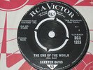SKEETER DAVIS. THE END OF THE WORLD. RCA VICTOR RCA 1328 (HARD TO FIND 45).