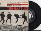 45T. THE BEATLES. She Loves You, Twiste et Chante, + 2 Français. Pressage FRANCE