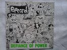 Ripcord - Defiance Of Power  rare Vinyl  1987  Sore Throat  ENT Napalm Death