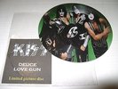 KISS Deuce/Love Gun RARE PICTURE PIC DISC 7