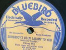 Bluebird 6212 CASEY BILL - Long-Eared Mule  BLACK BOB on piano 78 rpm