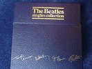 EMPTY BEATLES SINGLES COLLECTION BOX WITH SINGLES LIST