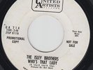 THE ISLEY BROTHERS Who's That Lady PROMO 45 on United Artists northern soul HEAR