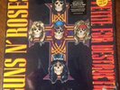 Guns N' Roses, Appetite For Destruction LP, 1st, In Shrink HYPE Sticker Decal EX