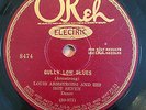 Okeh 8474 Louis Armstrong Hot Five WILD MAN BLUES/GULLY LOW classics 1927