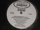ORIGINAL dead presidents / jiggle dat pudding DARK BROWN miami RANDOM RAP 12