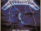 METALLICA Ride The Lightning ORIGINAL 1984 LP ELEKTRA 60396  LYRICS, MASTERDISK