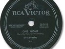 Rare ELVIS PRESLEY Rock'n Roll 78 RPM Record. One Night/I Got Stung
