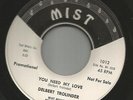 ROCKABILLY bw/ TEEN- DELBERT TROLINDER--SO WE WALKED--HEAR BOTH- 1960 PROMO MIST