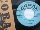 BILLY WILLIAMS butterfly b/w pied piper SOUL POPCORN blue label PROMO 45 w117